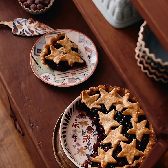 ANTHROPOLOGIE DESSERT SIDE PLATE DEAR SANTA MERRY CHRISTMAS GEORGE & VIV - Picture 3 of 3